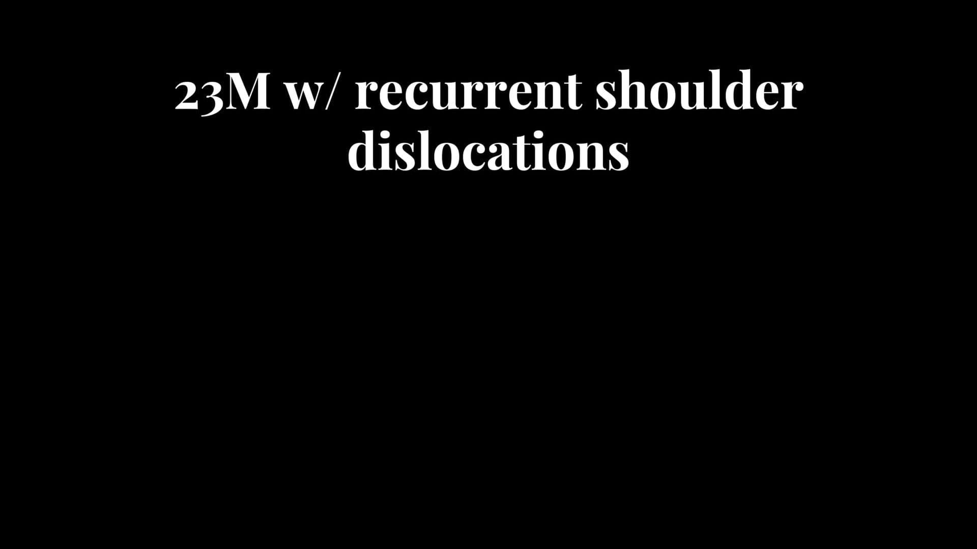 Latarjet Procedure